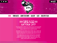 Tablet Screenshot of greasethemusical.co.uk